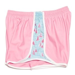 Krass and Co Athletic Shorts. Sailboat Pattern